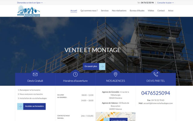 Echafaudage Drome – Artisanat