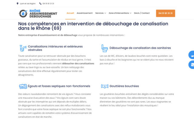 Assainissement Débouchage