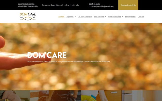 DOM'CARE - Service à la personne à Grenoble