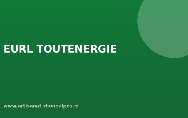 EURL TOUTENERGIE